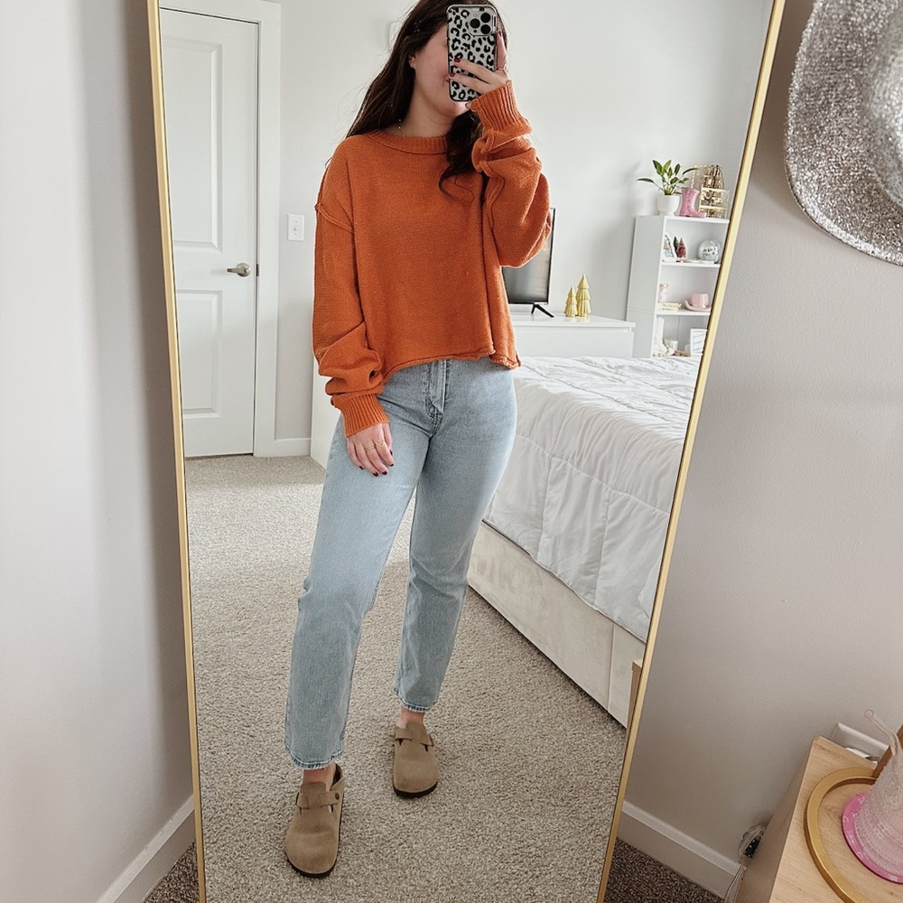 Boutique Orange Sweater